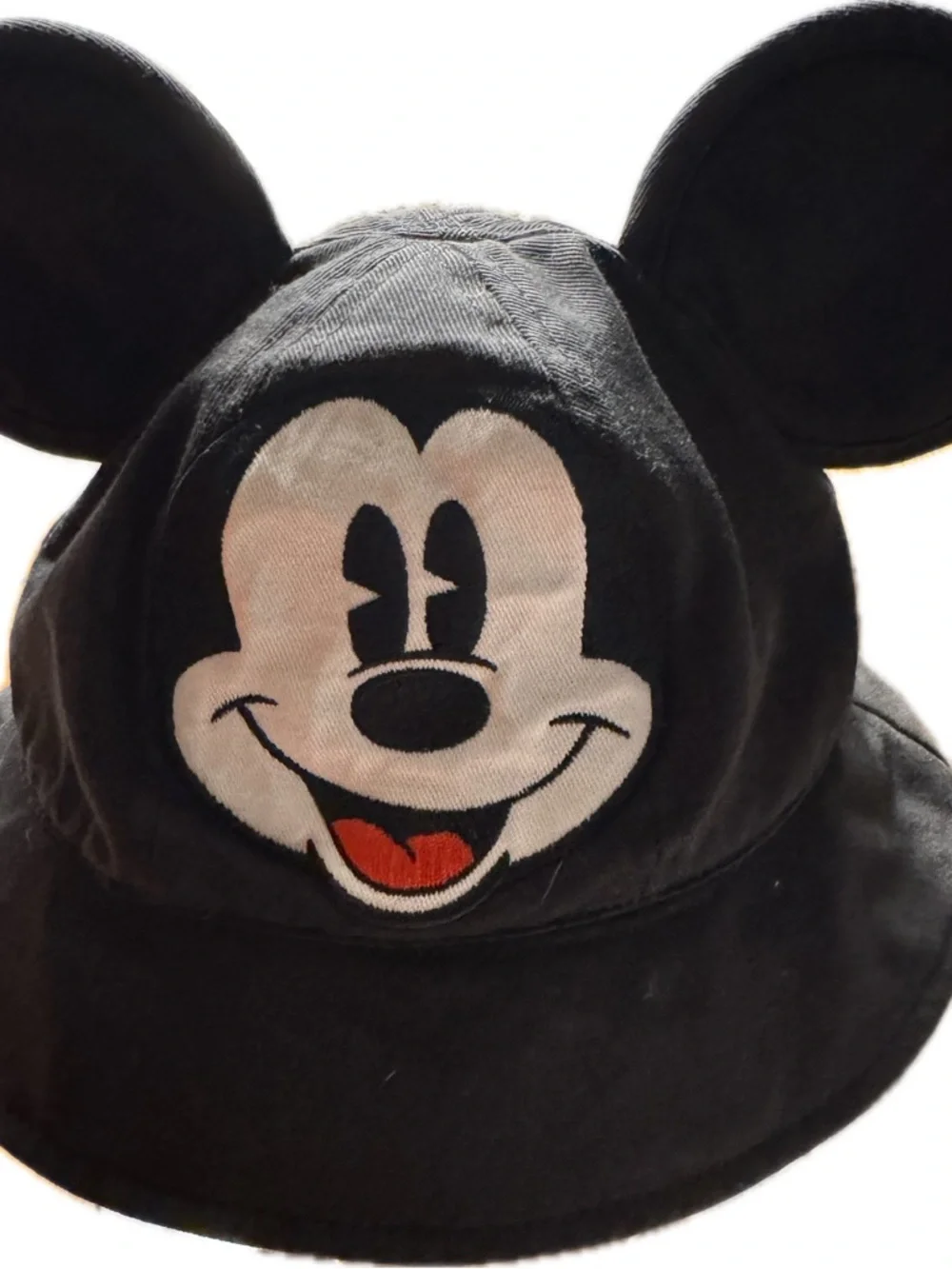 Disney Black Toddler Bucket Hat with Logo Tag - Washed & Ready for Yours